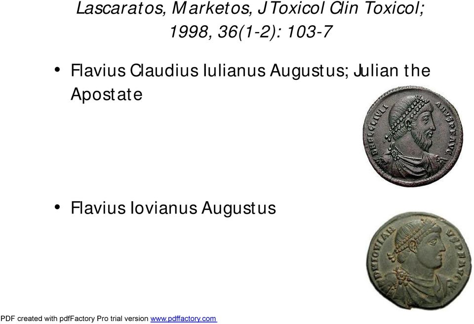 Flavius Claudius Iulianus Augustus;