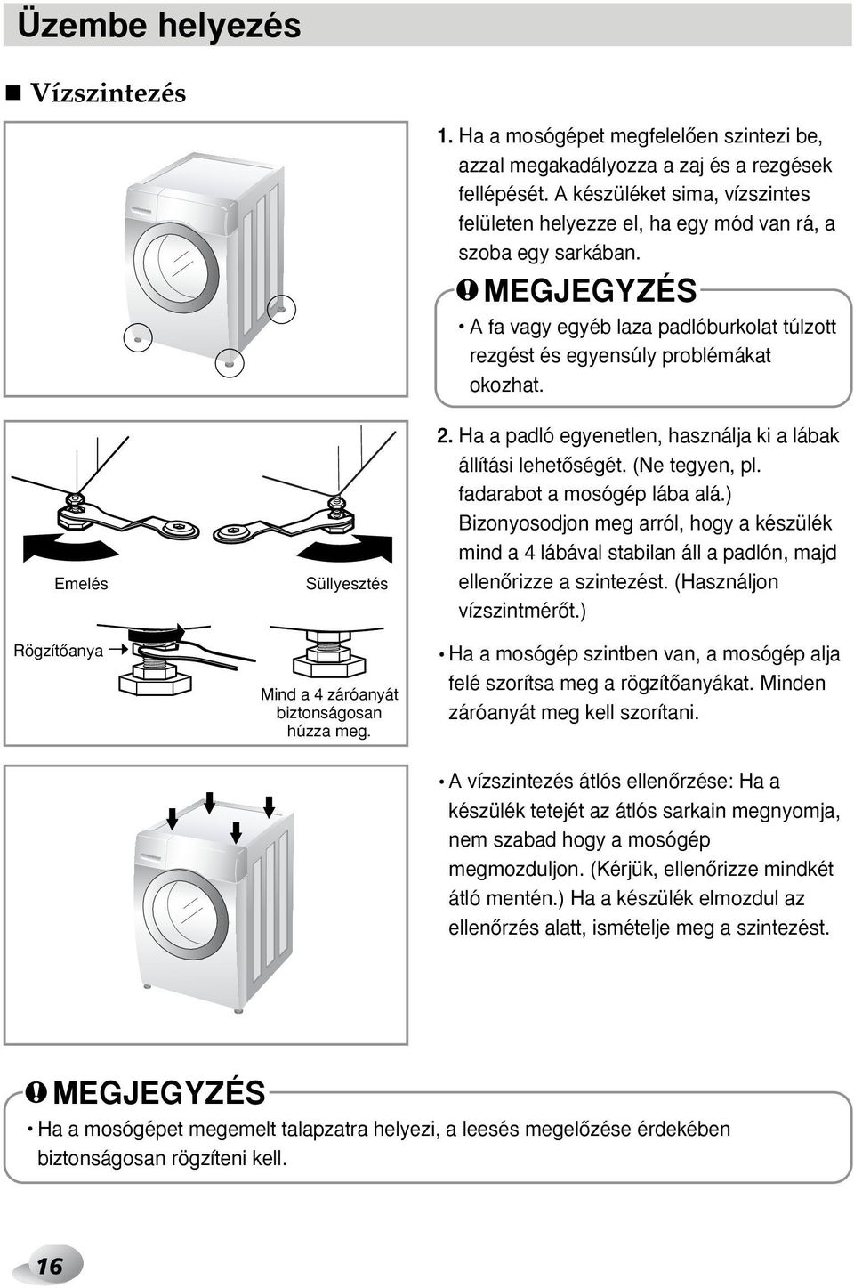 MOSÓ-SZÁRÍTÓGÉPHEZ. Használati útmutató - PDF Free Download