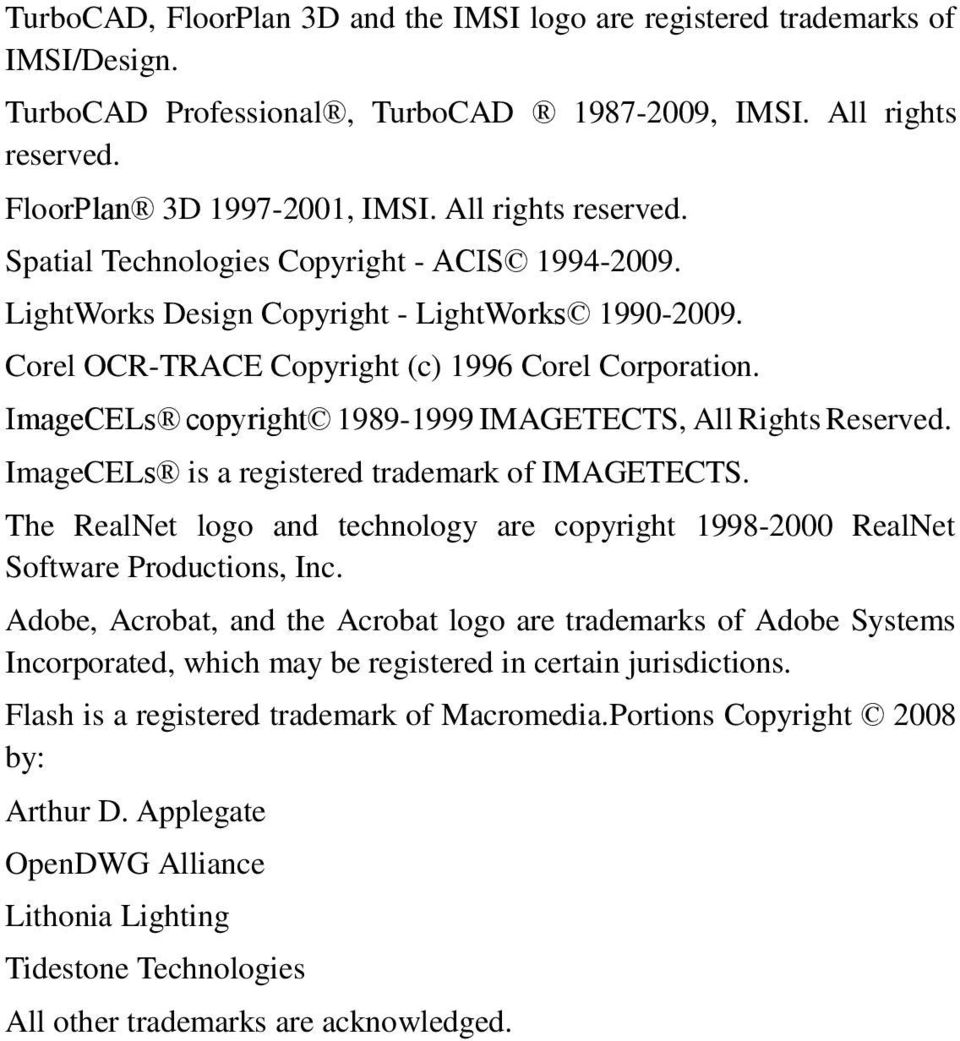 ImageCELs copyright 1989-1999 IMAGETECTS, All Rights Reserved. ImageCELs is a registered trademark of IMAGETECTS.