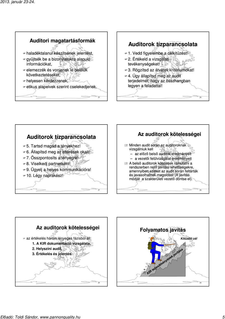 helyesen kérdezzenek, etikus alapelvek szerint cselekedjenek. 1. Vedd figyelembe a célkitűzést! 2. Értékeld a vizsgálati tevékenységeket! 3. Rögzítsd az átvételi kritériumokat! 4.