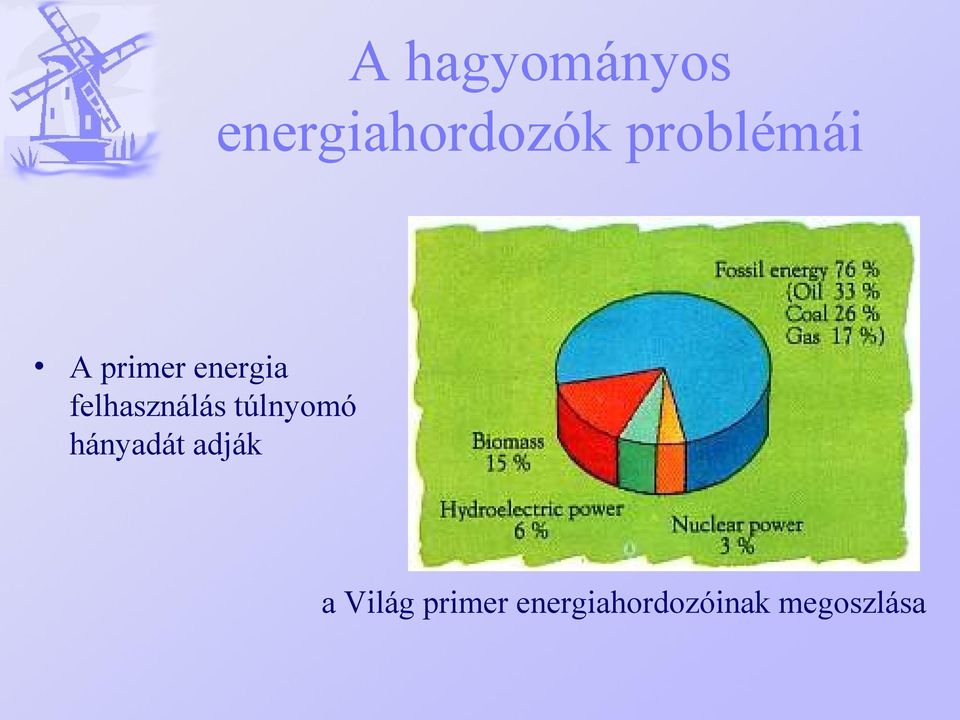 felhasználás túlnyomó hányadát