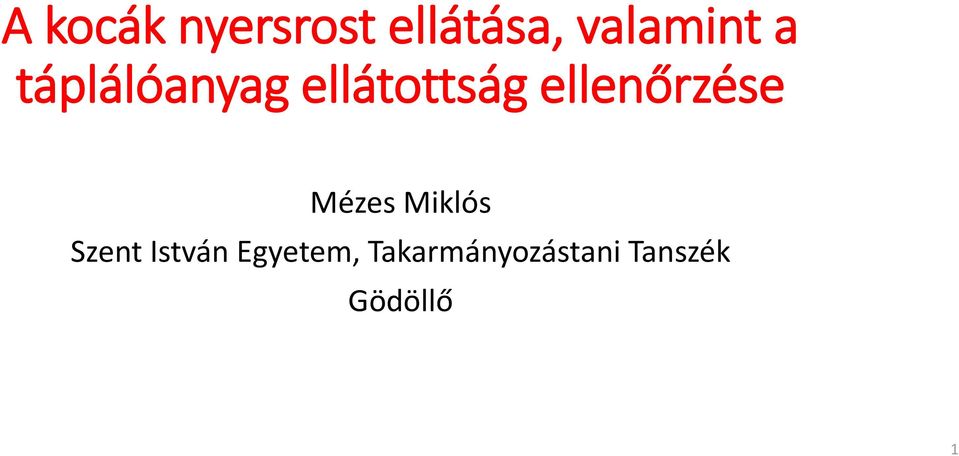 ellenőrzése Mézes Miklós Szent