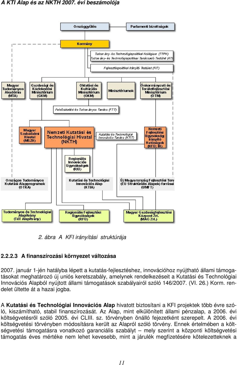 Alapból nyújtott állami támogatások szabályairól szóló 146/2007. (VI. 26.) Korm. rendelet ültette át a hazai jogba.