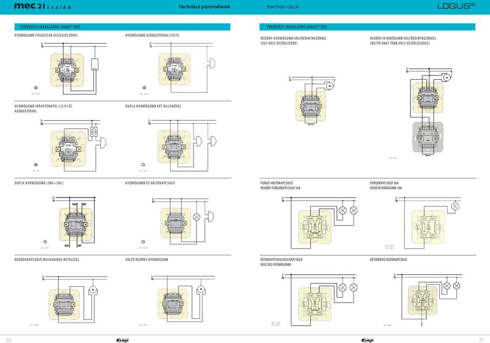 NYOMÓGOMB KÉT BILLENŐVEL 0A - 0V~ 6A - V 0A - 0V~ DUPLA NYOMÓGOMB (NO+NC) NYOMÓGOMB ÉS VÁLTÓKAPCSOLÓ FORGÓ-VÁLTÓKAPCSOLÓ REDŐNY FORGÓKAPCSOLÓ 6A FORGÓKAPCSOLÓ 6A HÚZÓ NYOMÓGOMB 0A 0A - 0V~ 0A