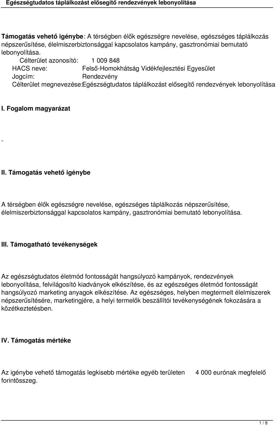 Fogalom magyarázat - II.