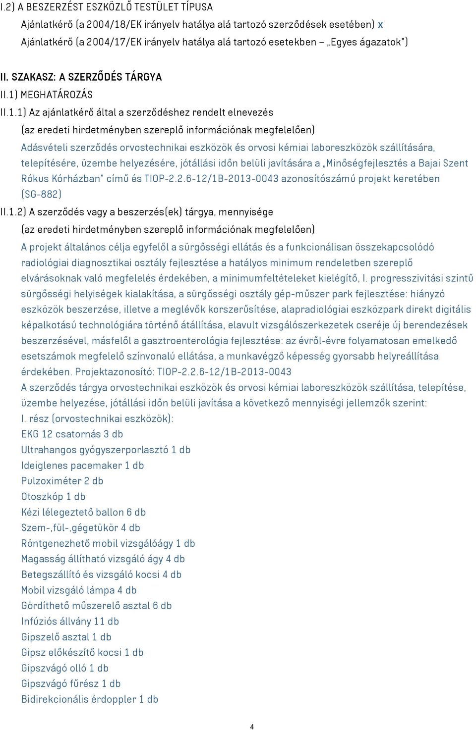 MEGHATÁROZÁS II.1.