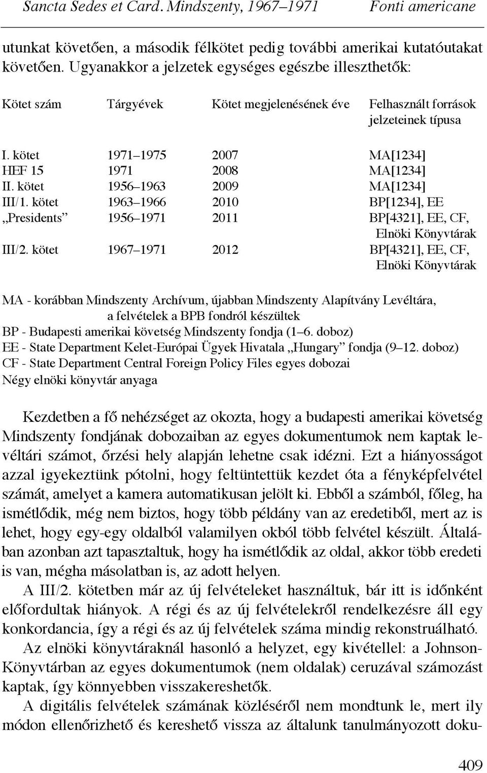 kötet 1963 1966 2010 BP[1234], EE Presidents 1956 1971 2011 BP[4321], EE, CF, Elnöki Könyvtárak III/2.