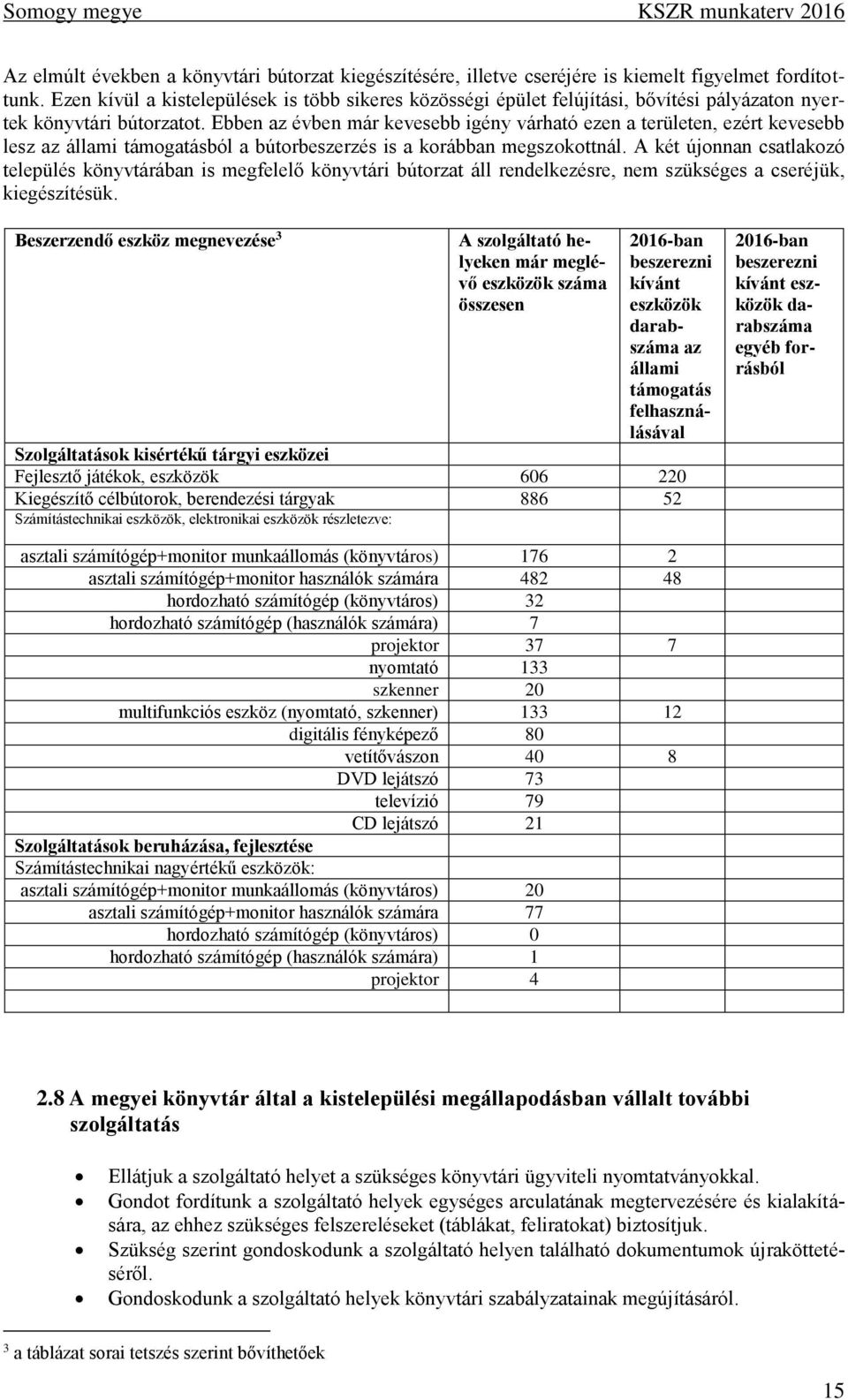 Ebben az évben már kevesebb igény várható ezen a területen, ezért kevesebb lesz az állami támogatásból a bútorbeszerzés is a korábban megszokottnál.