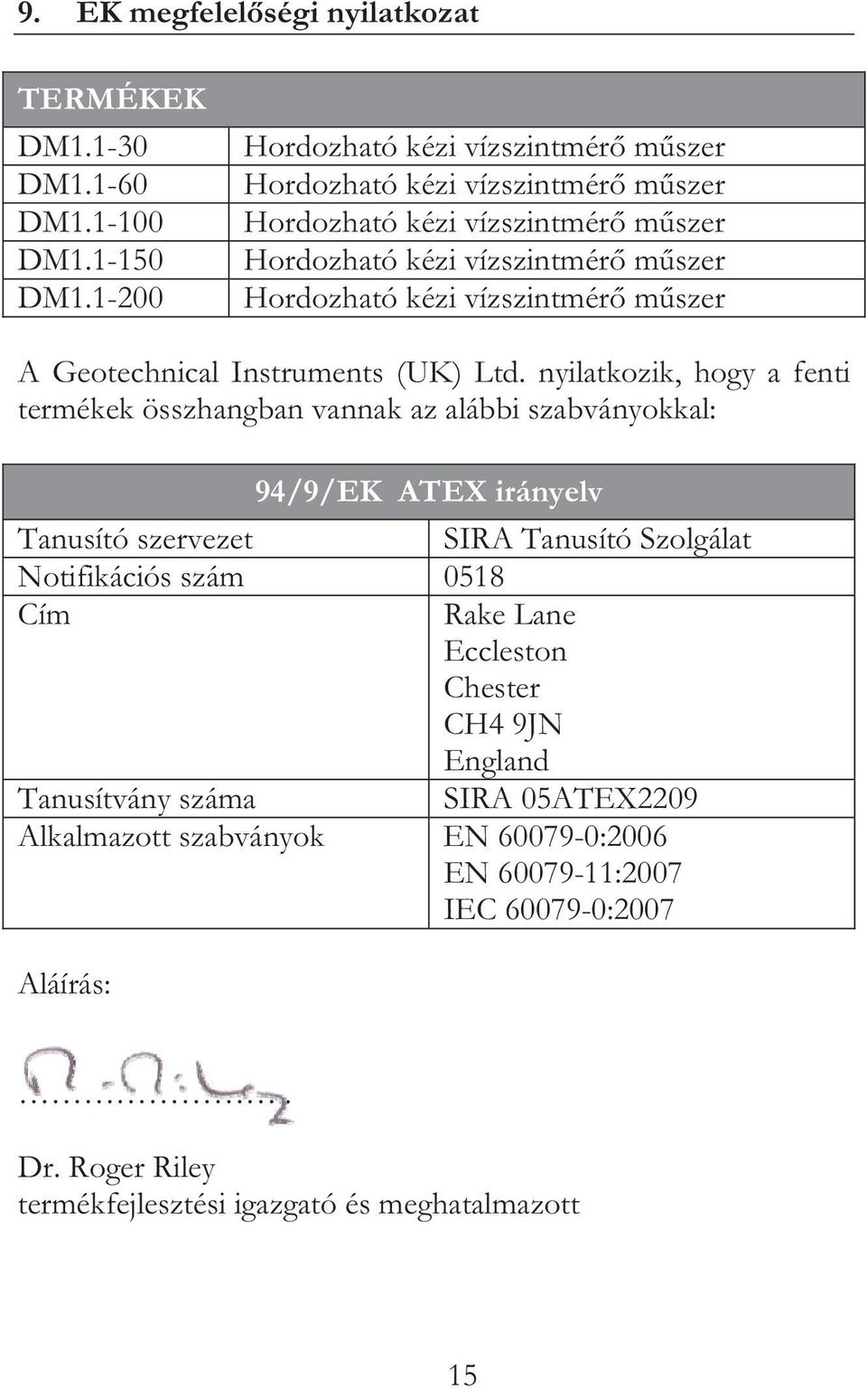 mszer A Geotechnical Instruments (UK) Ltd.