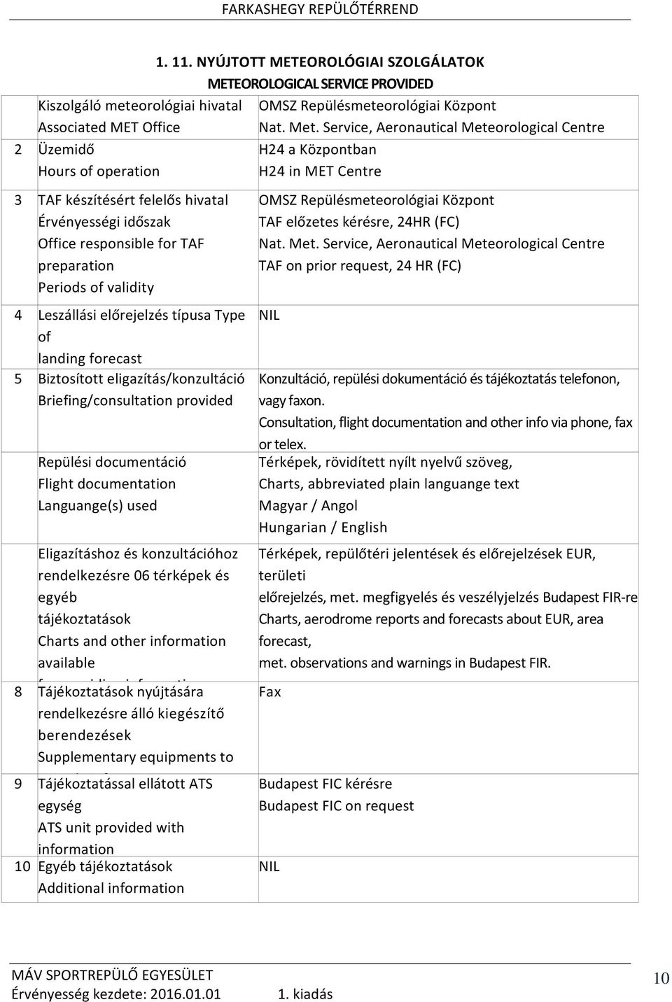 és konzultációhoz rendelkezésre 06 térképek és egyéb tájékoztatások Charts and other information available 8 for Tájékoztatások providing information nyújtására rendelkezésre álló kiegészítő