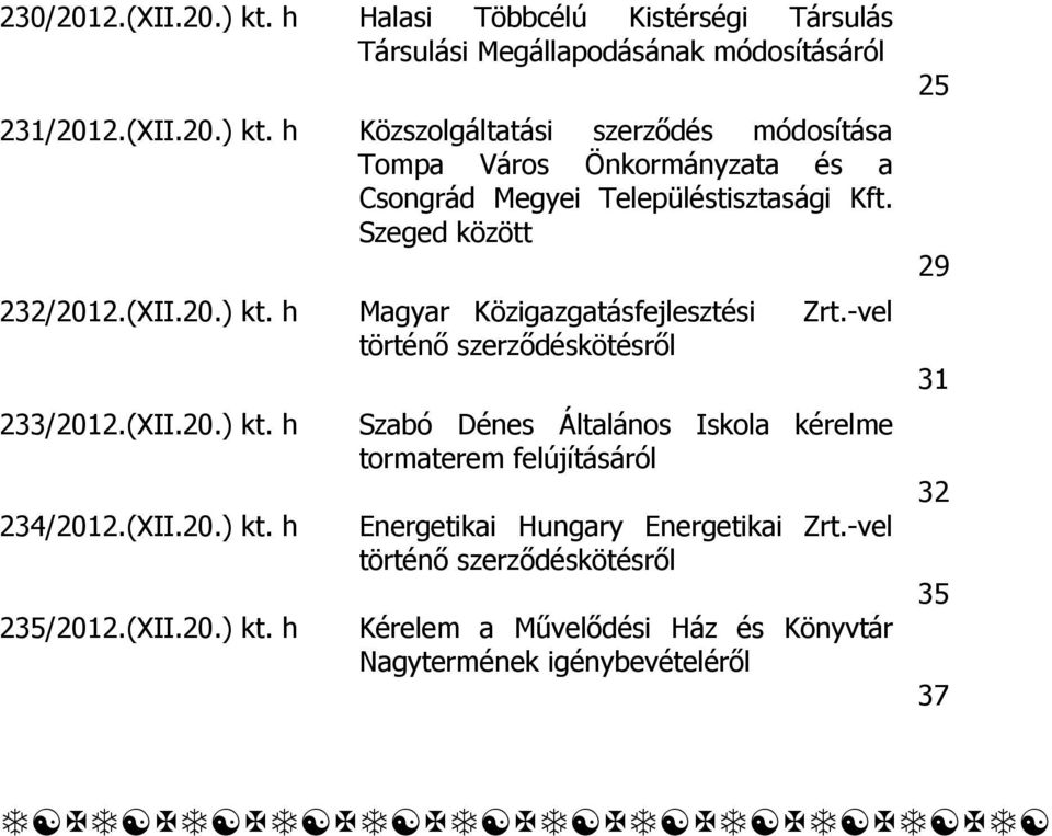 (XII.20.) kt. h Szabó Dénes Általános Iskola kérelme tormaterem felújításáról Energetikai Hungary Energetikai Zrt.