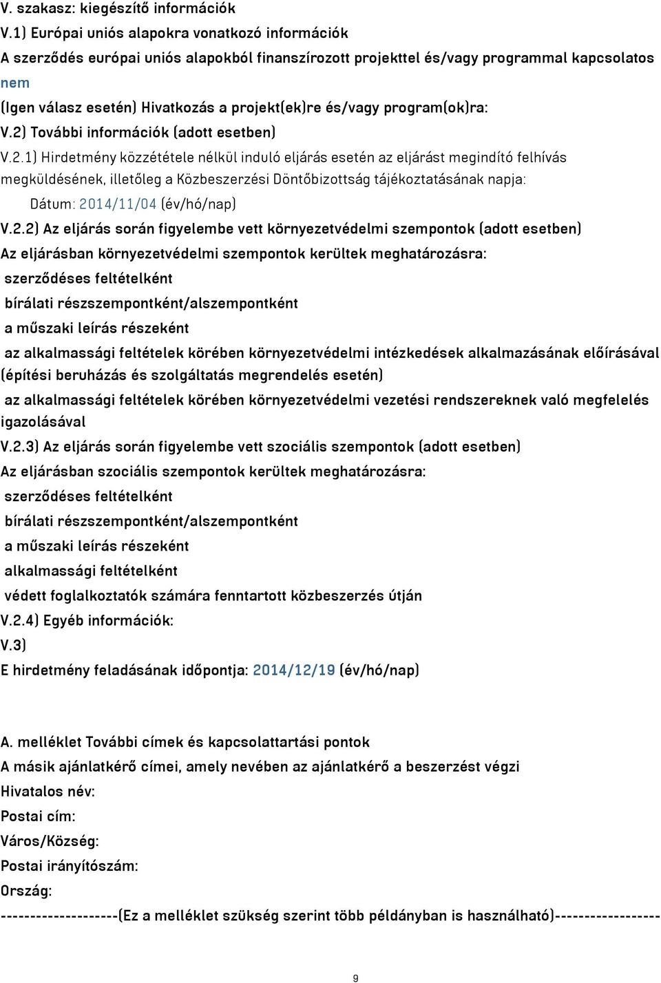 és/vagy program(ok)ra: V.2)