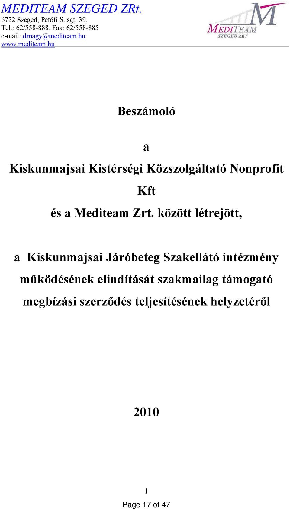 Mediteam Zrt.