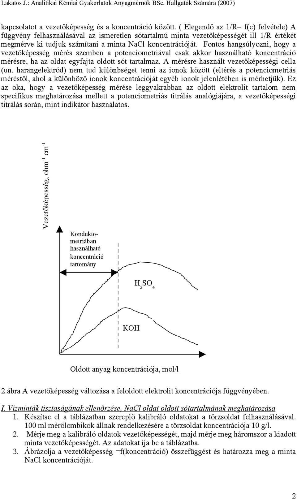 Hz U. oldat. R κ=l/ra. 1.ábra Az oldatok vezetőképességének mérése - PDF  Ingyenes letöltés