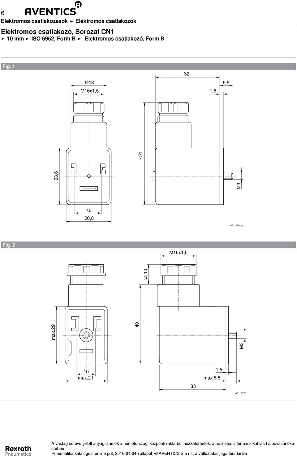 Ø8 M6x,5,5 5,5 M 8,6 5 0 0,8 0006_c Fig. M6x,5 M max.9 40 ca.0 0 max.,5 max.