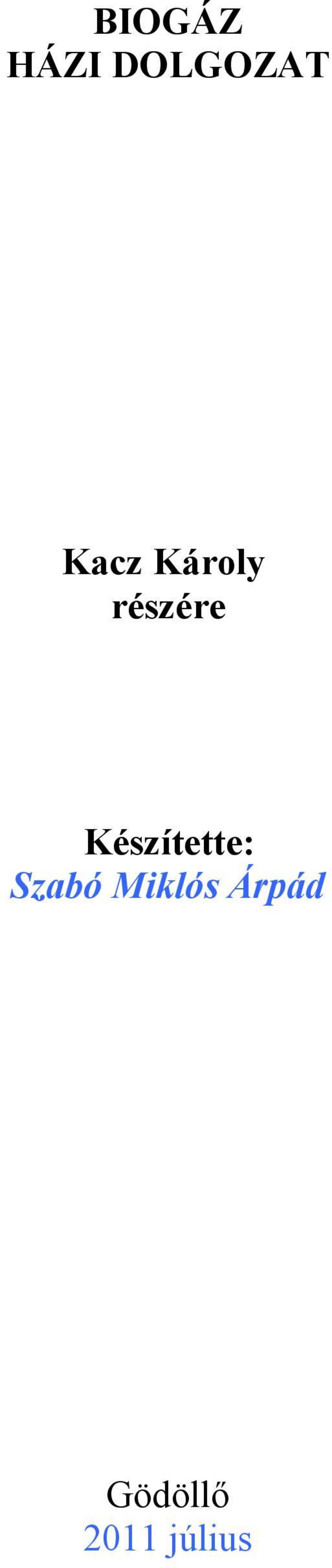 Készítette: Szabó