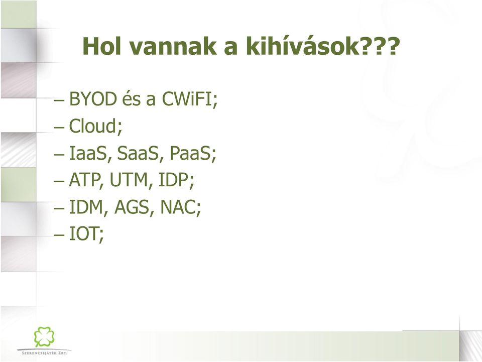 Cloud;; IaaS, SaaS, PaaS;;