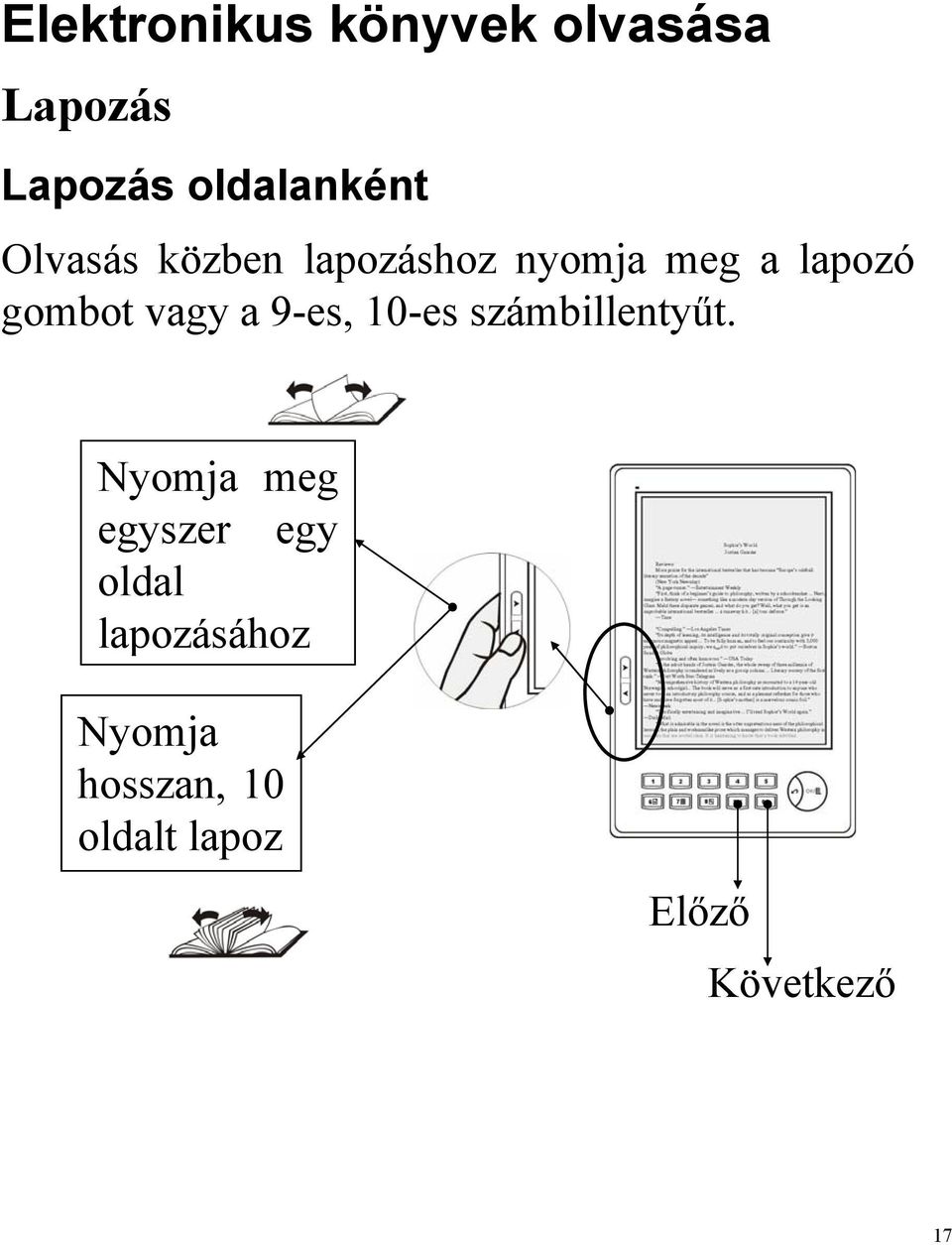 9-es, 10-es számbillentyűt.