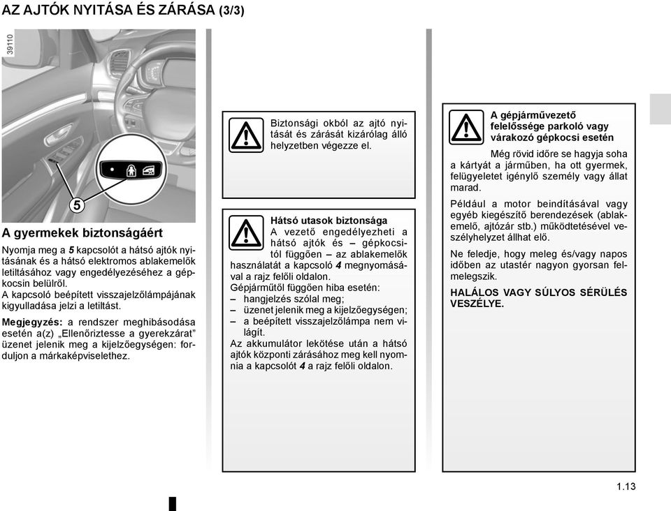 Renault ESPACE. Kezelési útmutató - PDF Free Download