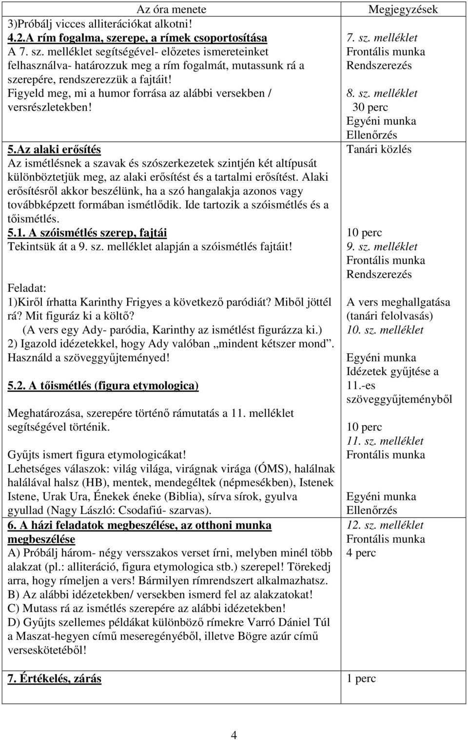 Figyeld meg, mi a humor forrása az alábbi versekben / versrészletekben! 5.