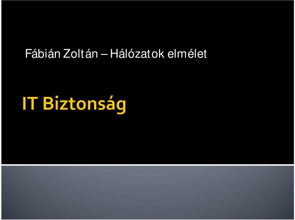 Hálózatok