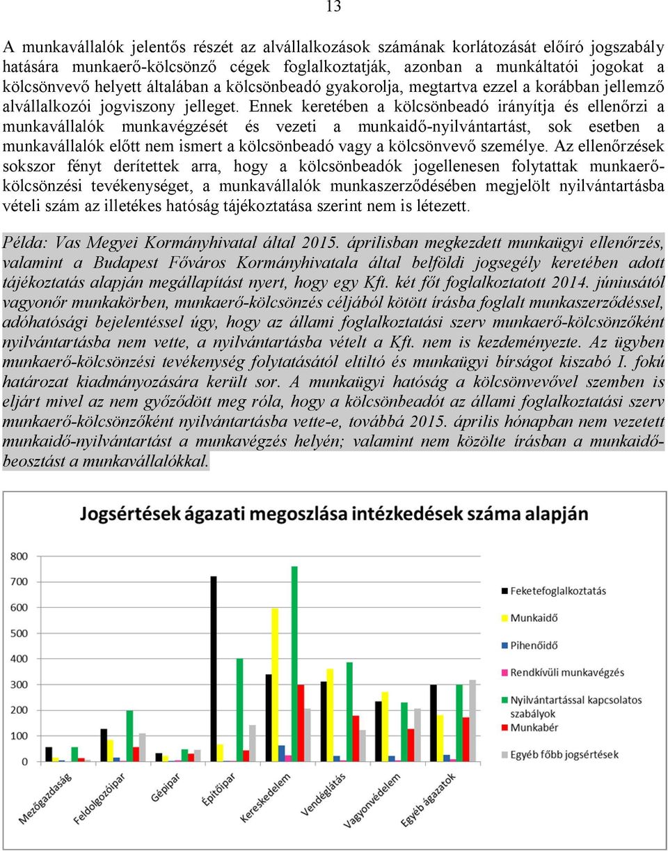 Ennek keretében a kölcsönbeadó irányítja és ellenőrzi a munkavállalók munkavégzését és vezeti a munkaidő-nyilvántartást, sok esetben a munkavállalók előtt nem ismert a kölcsönbeadó vagy a kölcsönvevő