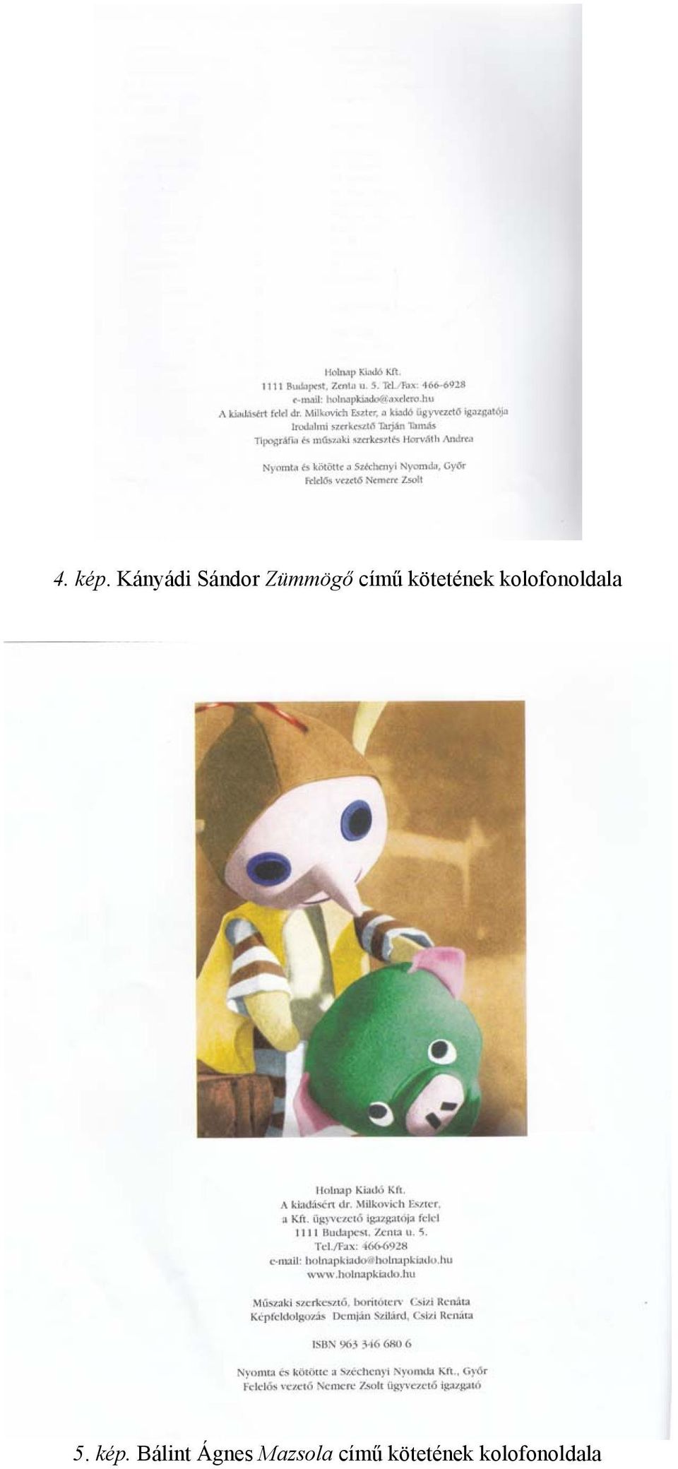 kötetének kolofonoldala 5.