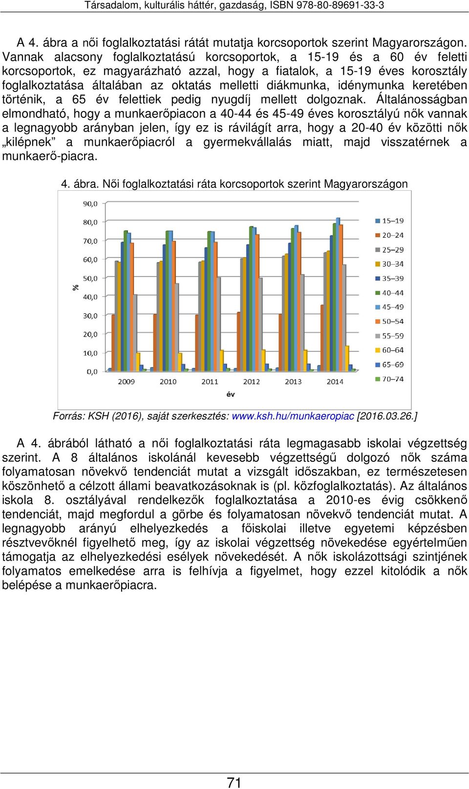 diákmunka, idénymunka keretében történik, a 65 év felettiek pedig nyugdíj mellett dolgoznak.