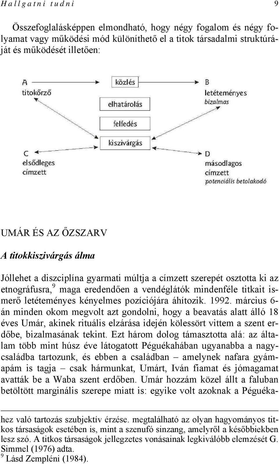 pozíciójára áhítozik. 1992.