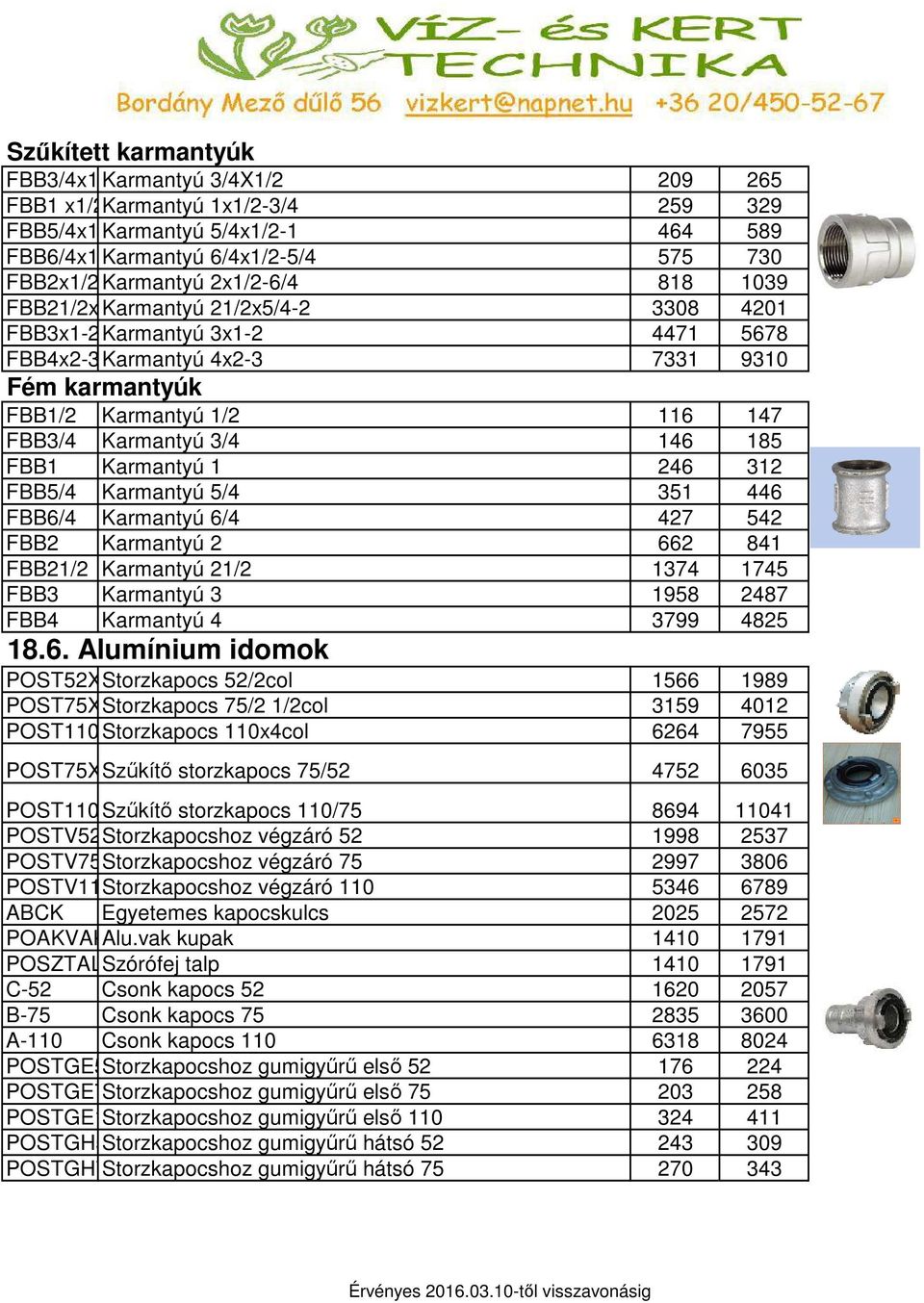 Karmantyú 3/4 146 185 FBB1 Karmantyú 1 246 312 FBB5/4 Karmantyú 5/4 351 446 FBB6/4 Karmantyú 6/4 427 542 FBB2 Karmantyú 2 662 841 FBB21/2 Karmantyú 21/2 1374 1745 FBB3 Karmantyú 3 1958 2487 FBB4