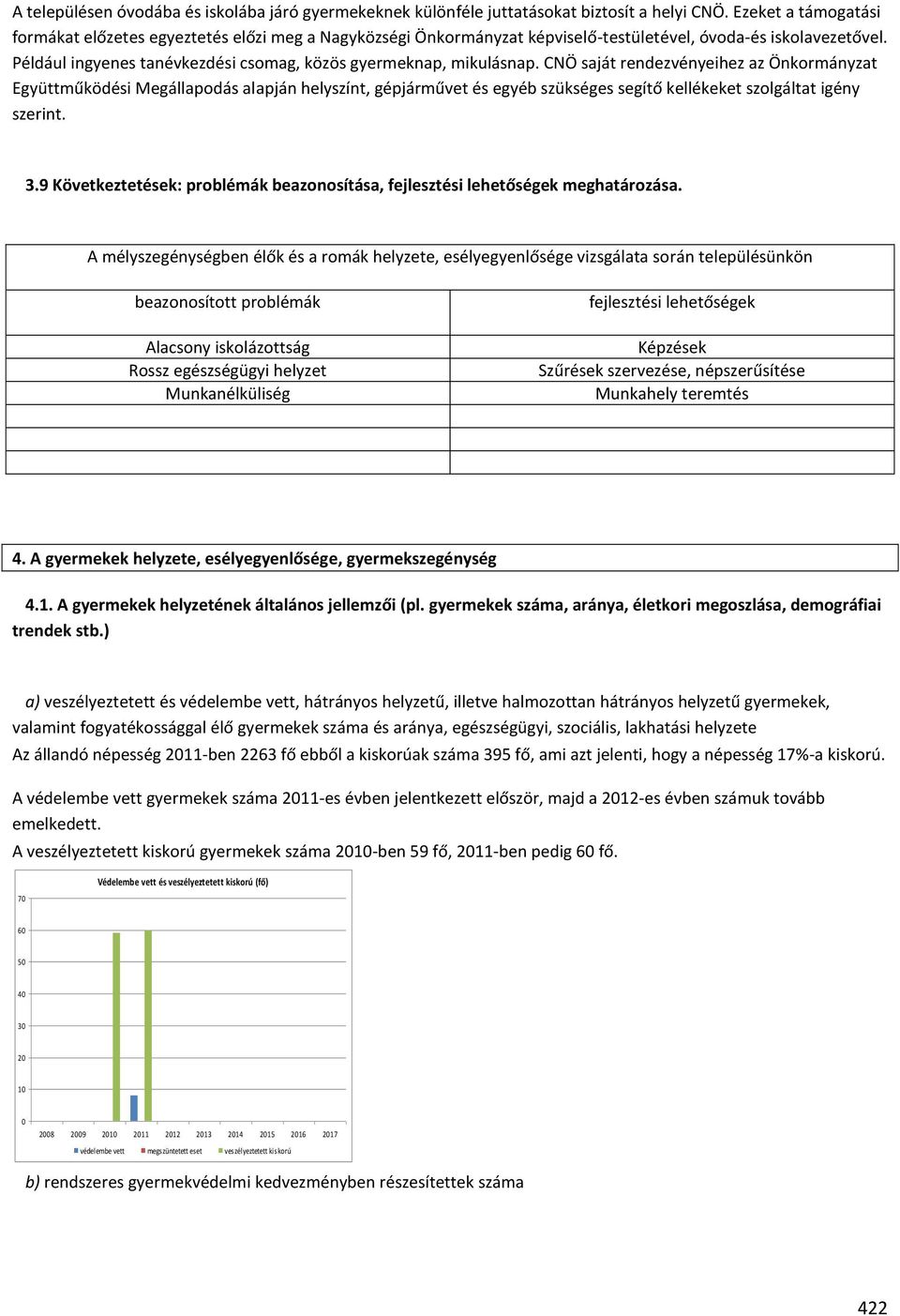 Például ingyenes tanévkezdési csomag, közös gyermeknap, mikulásnap.