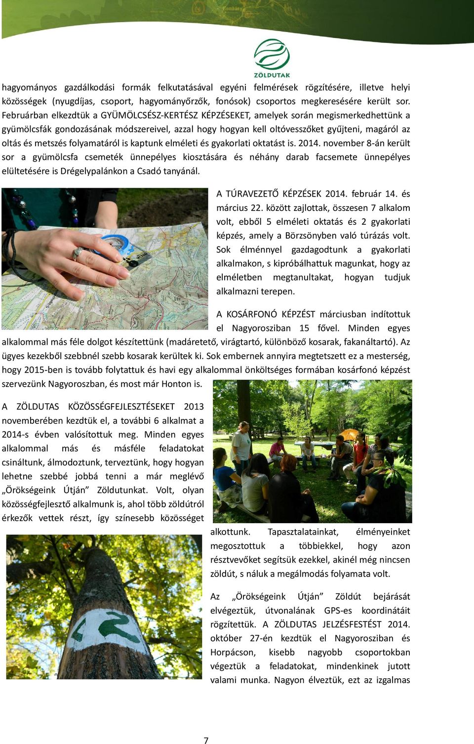 metszés folyamatáról is kaptunk elméleti és gyakorlati oktatást is. 2014.