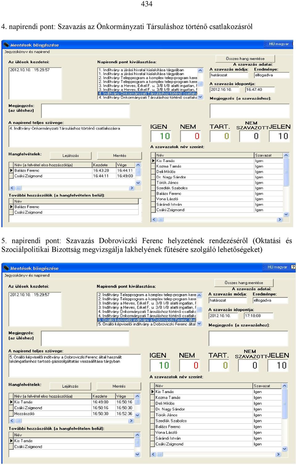 csatlakozásról 5.