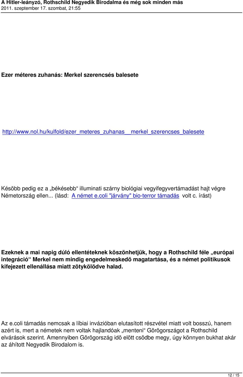 coli "járvány" bio-terror támadás volt c.