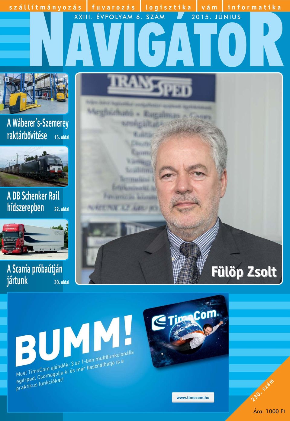 JÚNIUS A Wáberer s-szemerey raktárbôvítése 15.