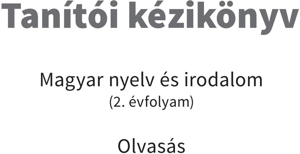 Magyar nyelv és