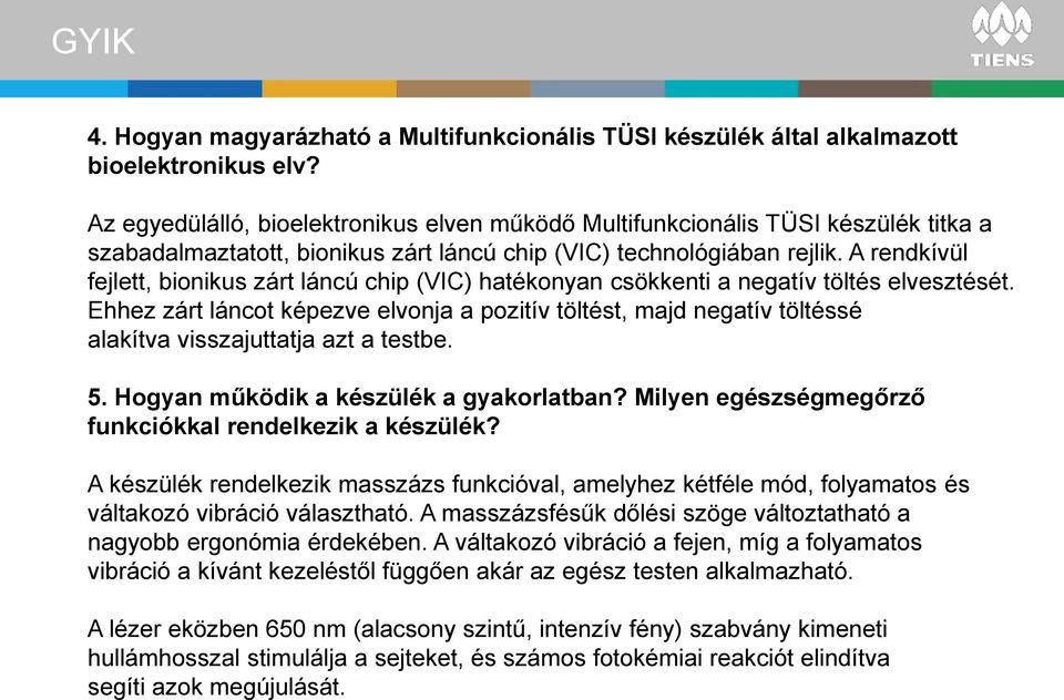 TIENS Multifunkcionális TÜSI készülék. Használja naponta! Bármikor! Bárhol!  Gyakran Ismételt Kérdések - PDF Free Download