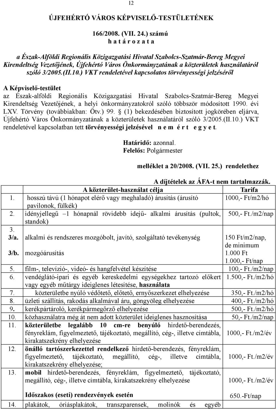 szóló 3/2005.(II.10.