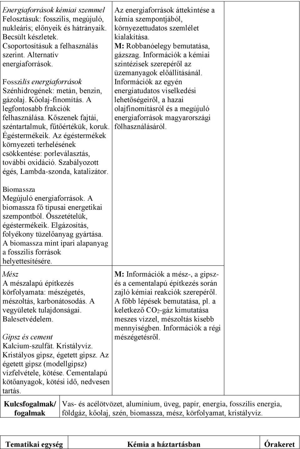 Az égéstermékek környezeti terhelésének csökkentése: porleválasztás, további oxidáció. Szabályozott égés, Lambda-szonda, katalizátor. Biomassza Megújuló energiaforrások.