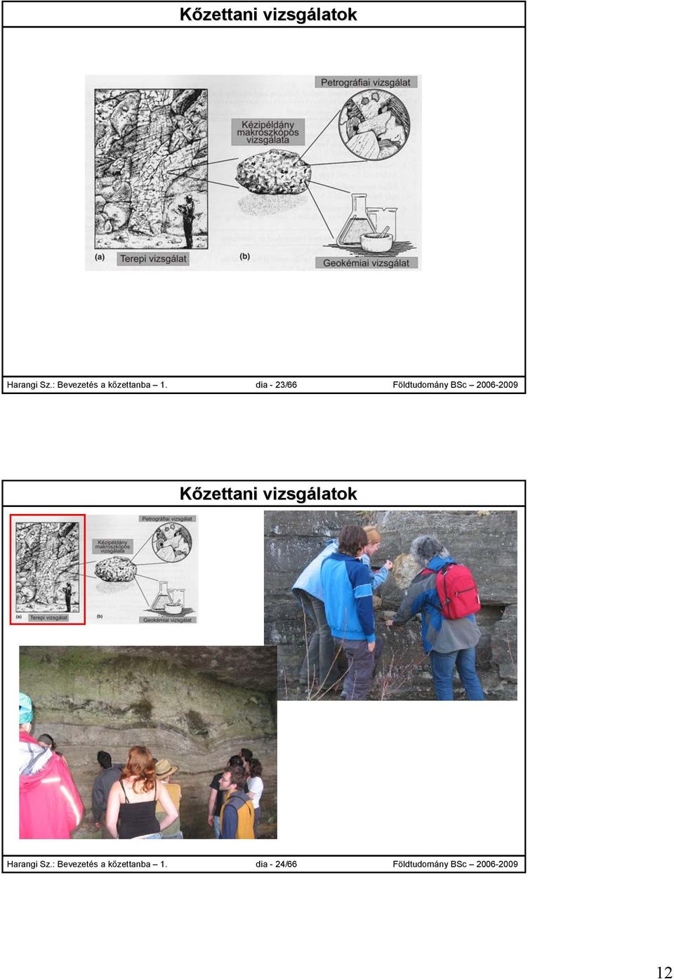 dia - 24/66 Földtudomány BSc 2006-2009