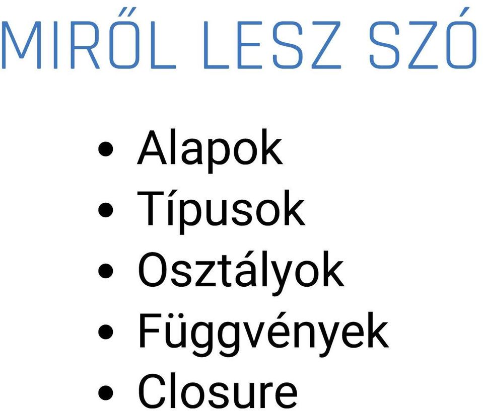 Osztályok