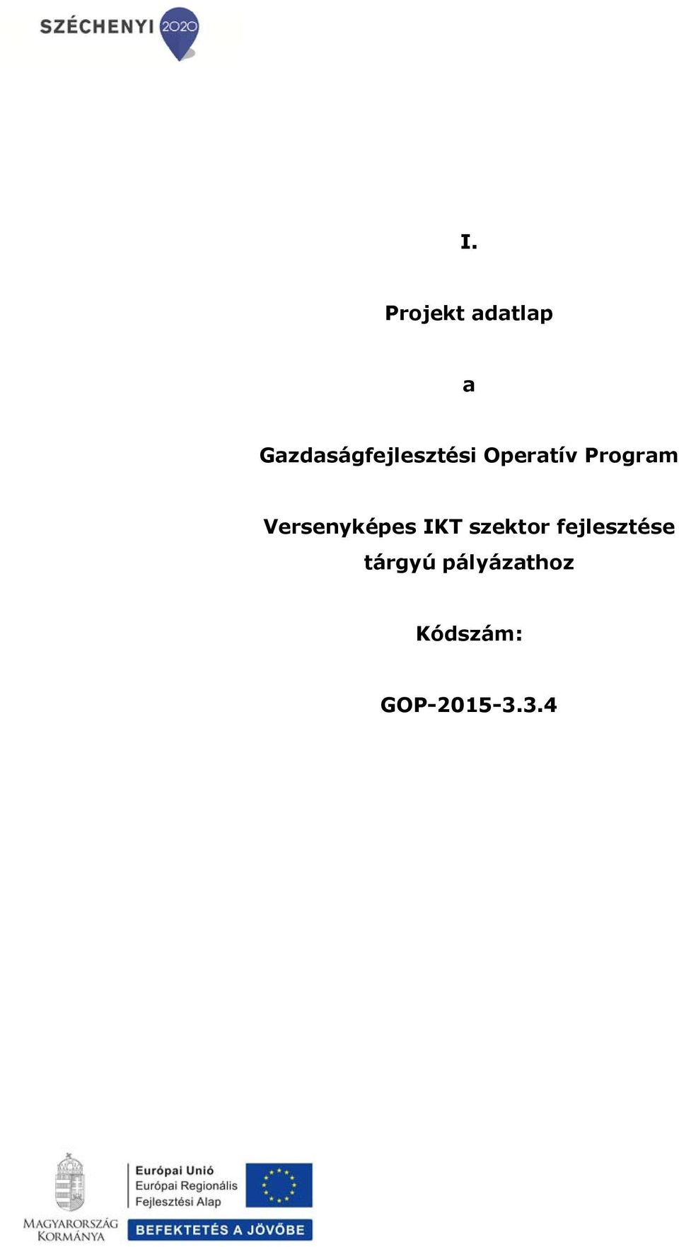 Program Versenyképes IKT szektor