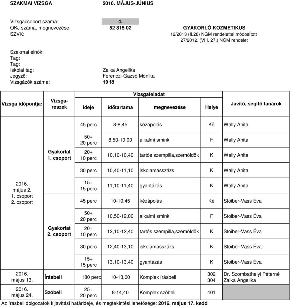 perc 8,50-10,00 alkalmi smink F Wally Anita 10