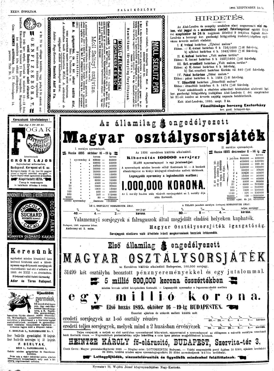 YEN OLDHATÓ <AKAO :. lk?*i 30 Csésze Keresünk egyéneket minden hivatásból ipen kedvező feltételek alatt a törvényesen engedélyezett srsjegyek részletfizetés mel ettí e'adására az 883. évi I t. cz.