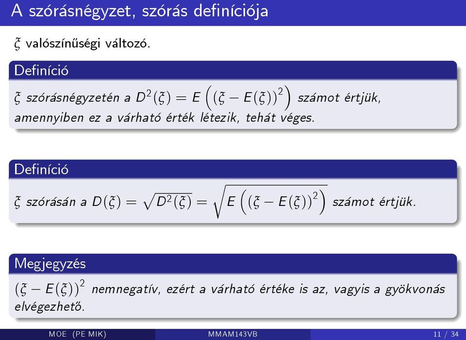 érték létezik, tehát véges.