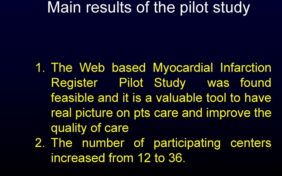 feasible and it is a valuable tool to have real picture on pts