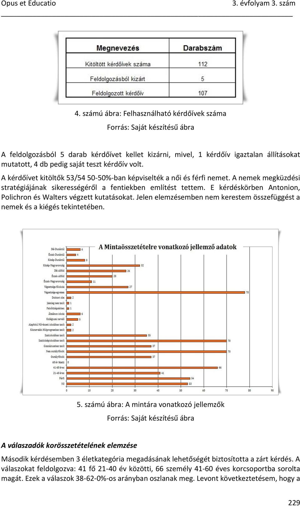 E kérdéskörben Antonion, Polichron és Walters végzett kutatásokat. Jelen elemzésemben nem kerestem összefüggést a nemek és a kiégés tekintetében. 5.