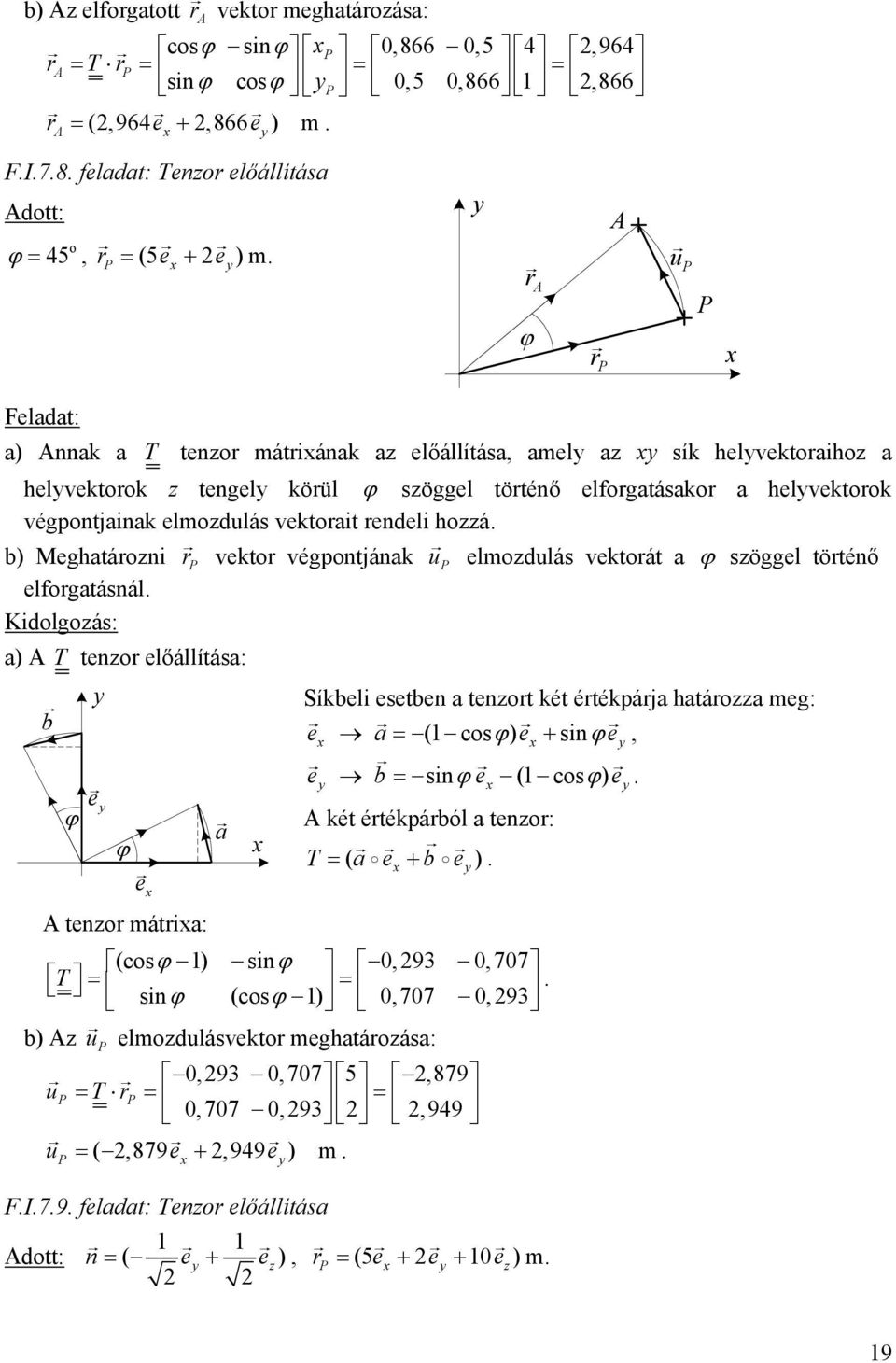 F.I.1. Vektorok és vektorműveletek - PDF Free Download