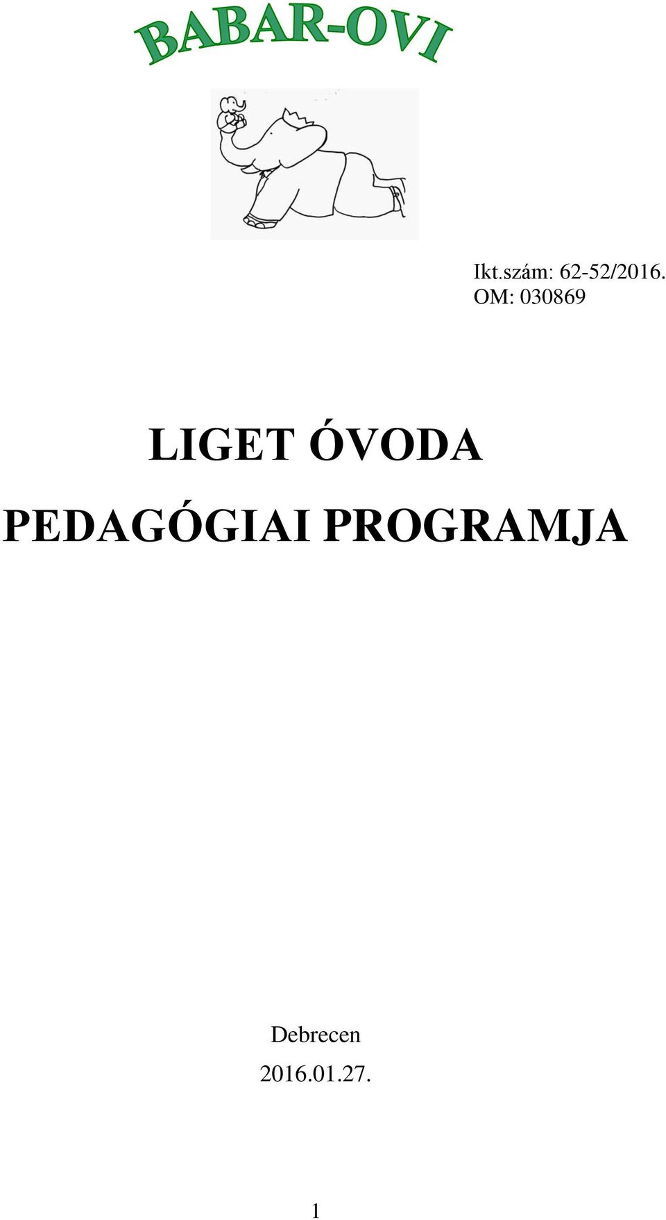 ÓVODA PEDAGÓGIAI