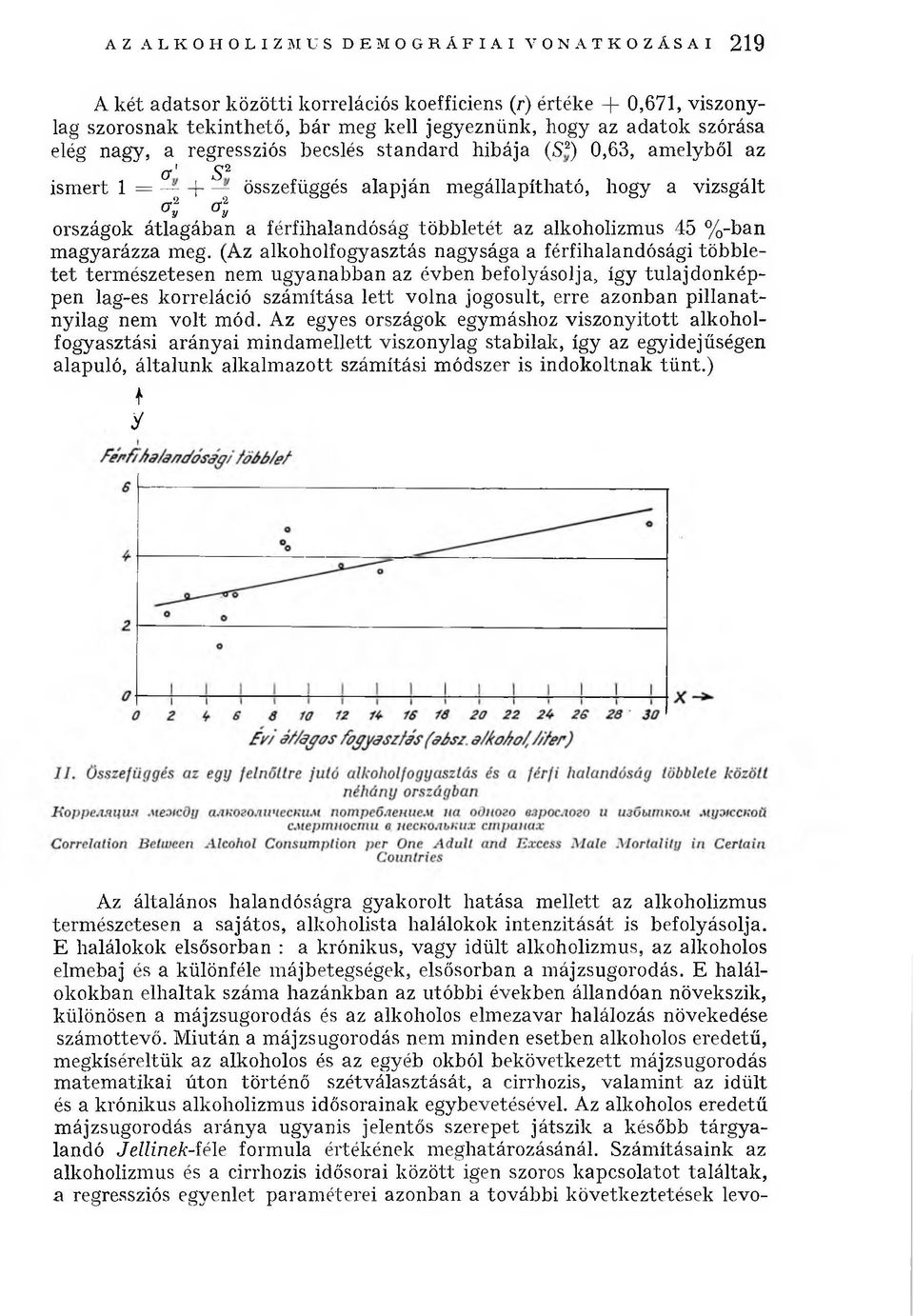alkoholizmus 45 %-ban magyarázza meg.